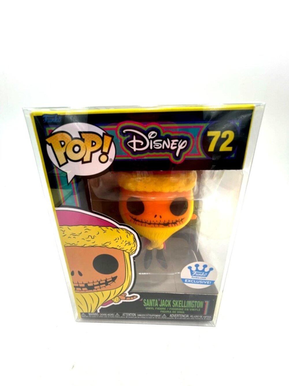 Funko Pop Disney Santa Jack Skellington #72 Vinyl Figure Exclusive Collectible